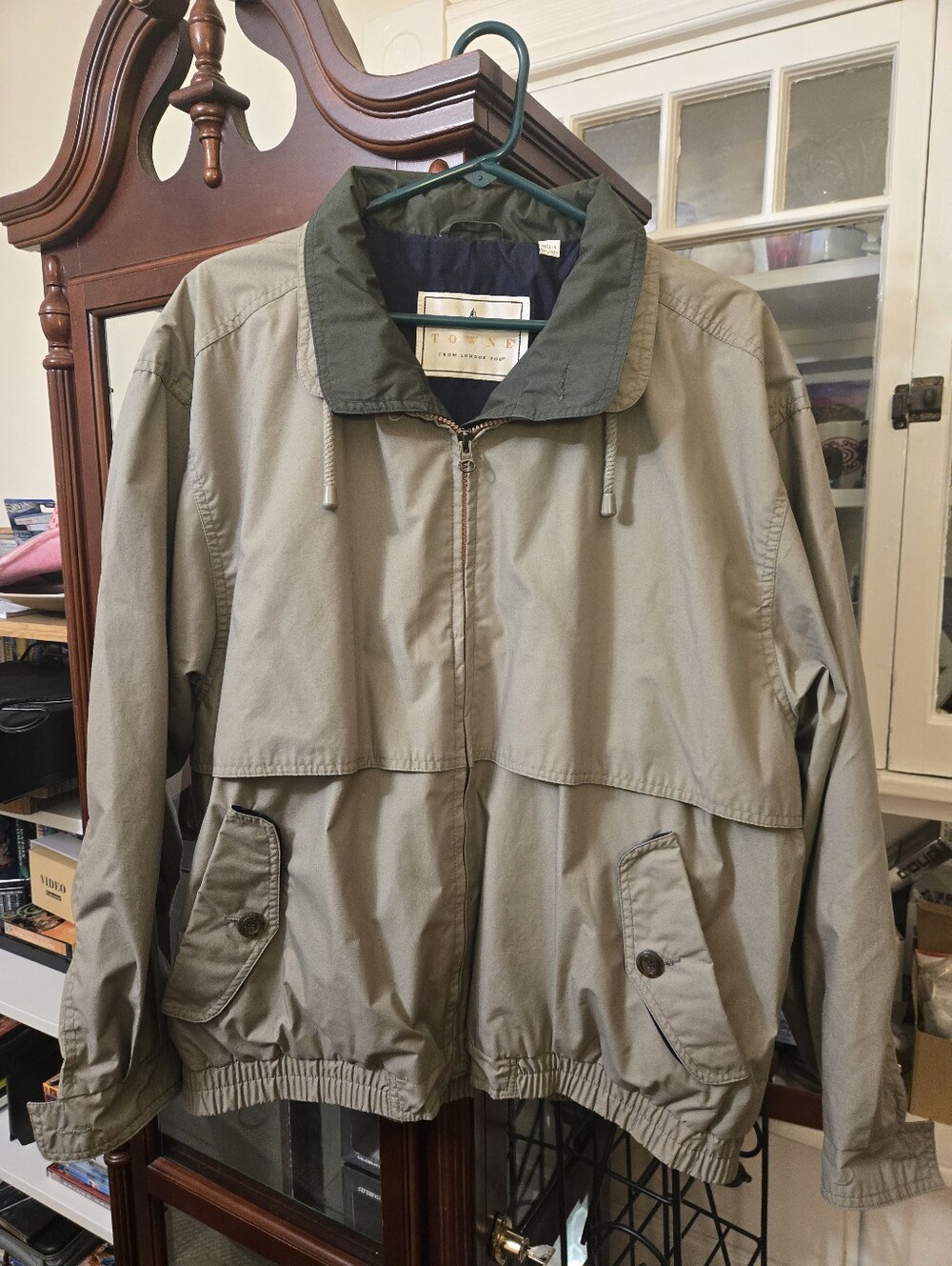 London Fog Towne Jacket - Men's Size Large - Vintage 90s Windbreaker